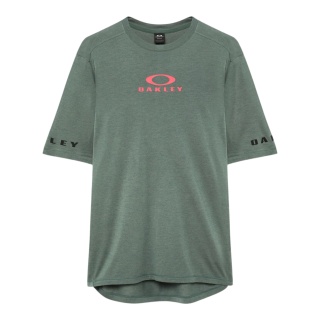 Oakley Fahrrad-Trikot Free Ride RC SS Jersey (MTB Trail) aviator grün Herren